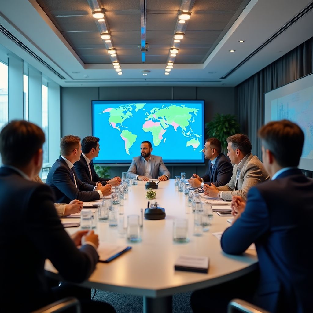 Reunión con inversionistas